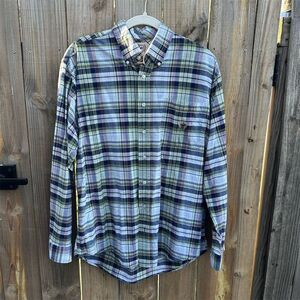 Cinch Men's Vintage Plaid Button-Down Shirt Multicolor Size M